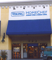 Store Front Signage for Viking Home Chef - Ken Turner of Arts-Images